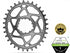 Absolute Black SRAM Oval Boost Chainring 3mm Offset